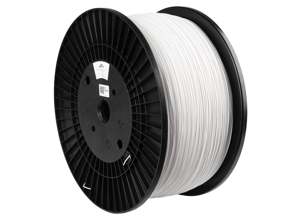 Spectrum 80687 3D filament, PCTG Premium, 1,75mm, 8000g, ARCTIC WHITE.
Filament Spectrum Premium PCTG je vynikajúcou alternatívou k PET-G, ktorý je vo svete 3D tlače dobre známy.
Vlastnosti materiálu

Teplotná odolnosť HDT – 76 °C
vyššia rázová pevnosť ako u PET-G Premium
vyššia priehľadnosť ako Premium PET-G (platí pre transparentné farby).
ľahká tlač, spracovanie a konečná úprava
chemická odolnosť
vysoká rozmerová presnosť tlačených dielov
hydrofóbny, bez zápachu
vynikajúci tlačový povrch



Aplikácie

vizuálne a funkčné prototypovanie
testovanie vhodnosti
konceptuálne modely
výrobné nástroje