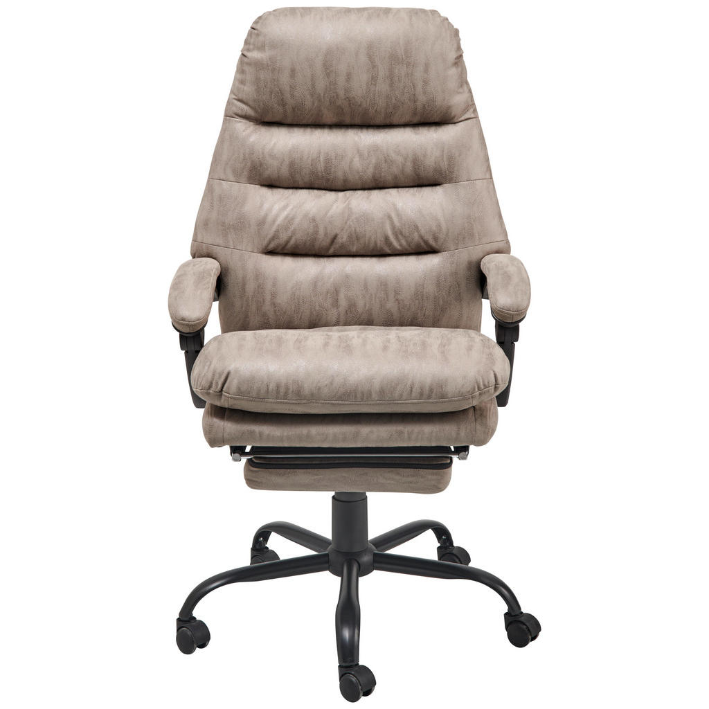 MID.YOU KANCELÁRSKE KRESLO, mikrovlákno, sivá, čierna.