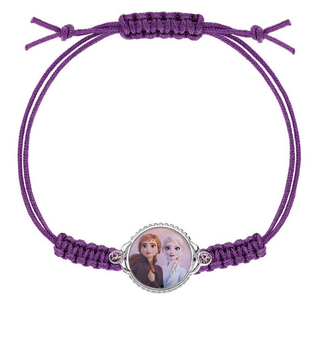 Disney Pôvabný textilný náramok Anna a Elsa Frozen BS00003SRAL.