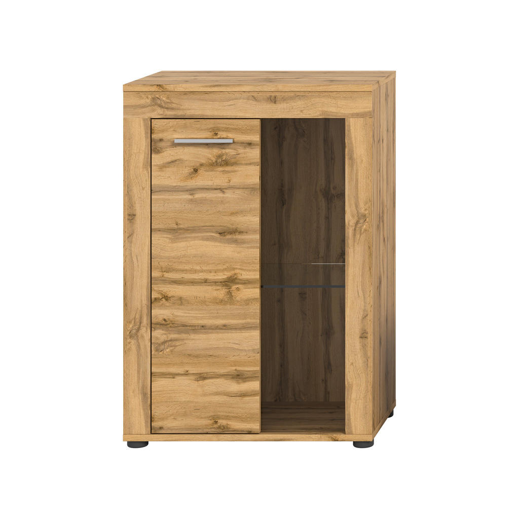 MID.YOU VITRÍNA, dub wotan, 86/60/35 cm.
