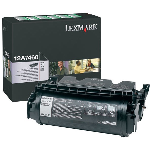 Lexmark 12A7460 čierny (black) originálny toner.
Originálny toner = záruka priamo od výrobcu tlačiarne
100 % použitie v tlačiarni - bezproblémové fungovanie s vašou tlačiarňou
Použitím originálnej náplne predlžujete životnosť tlačiarne
Overená špičková kvalita - vysoko kvalitná a spoľahlivá tlač originálnou tlačovou kazetou od prvej do poslednej stránky
Trvalé a profesionálne výsledky tlače - dlhodobá udržateľnosť tlače
Kratšia prodleva pri tlači stránok
Garancia Vašej spokojnosti s použitím našej originálnej náplne
Zabezpečujeme bezplatnú recykláciu originálnych náplní
Zlyhanie náplne v menej ako 1% prípadov
Jednoduchá a rýchla výmena náplne

Kód výrobcu: 12A7460