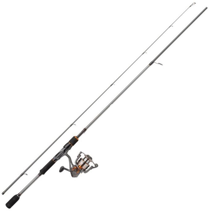 Mitchell prút traxx mx2 spin m 2,44 m 7-28 g + navijak zdarma.
 Ideálny set pre moderného rybára, ktorý chce loviť na mäkké aj tvrdé nástrahy.
 Technické údaje: •všestranný rad na dravce •kvalitný uhlíkový blank M24 •rýchla akcia •vnímavý a citlivý uhlíkový blank •ľahké očká LTS proti zamotaniu •konštrukcia otvoreného sedla navijaku •EVA rukoväť •ložiská 4+1 •ľahké grafitové telo navijaku •hladký chod bez vibrácií •zapnutie a vypnutie spätného chodu 
 Akcia: Rýchla Rukoväť: Delená EVA Vrhacia záťaž: 7-28g