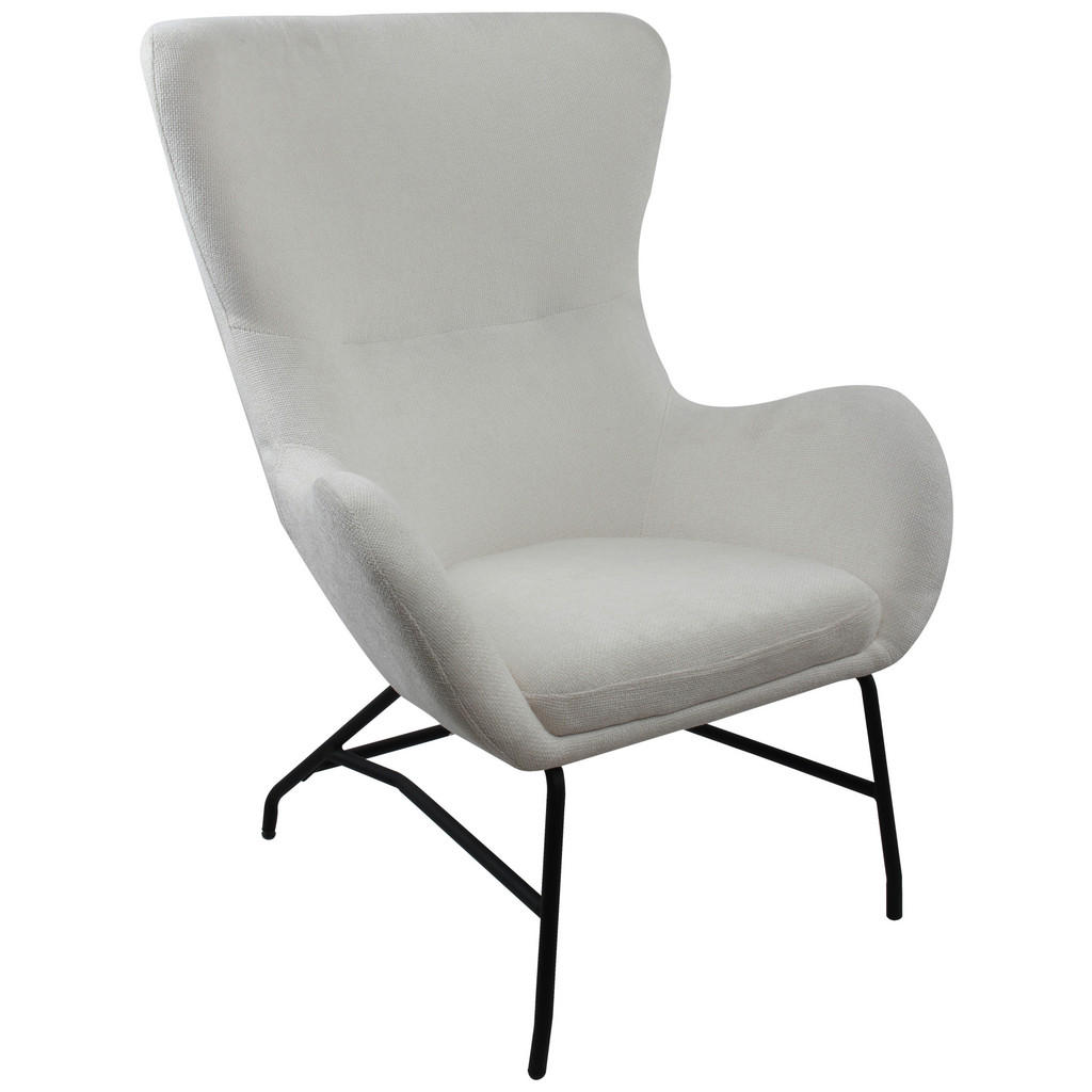 Livetastic KRESLO, textil, krémová.