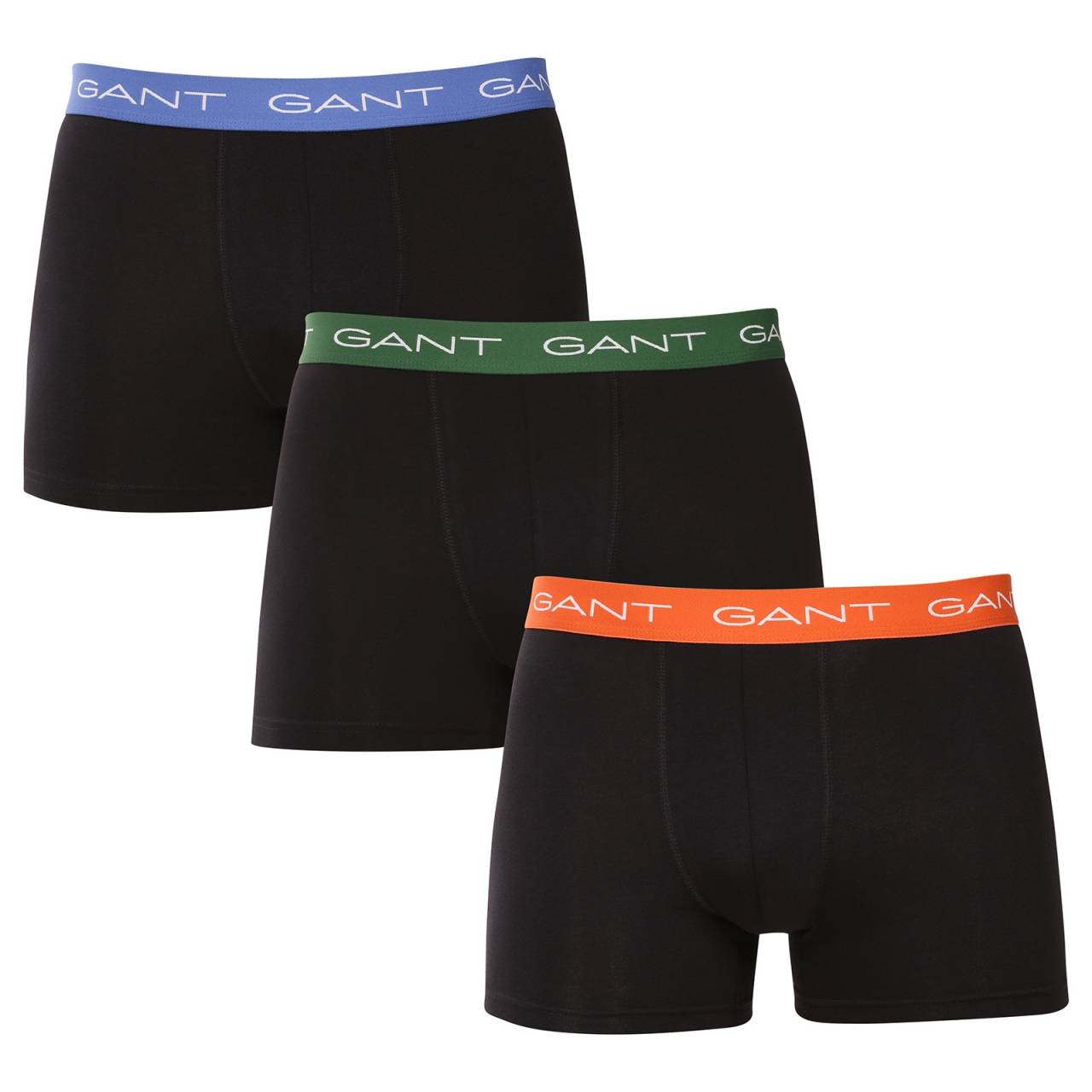 3PACK Herren Klassische Boxershorts Gant schwarz (902533004-005) L.