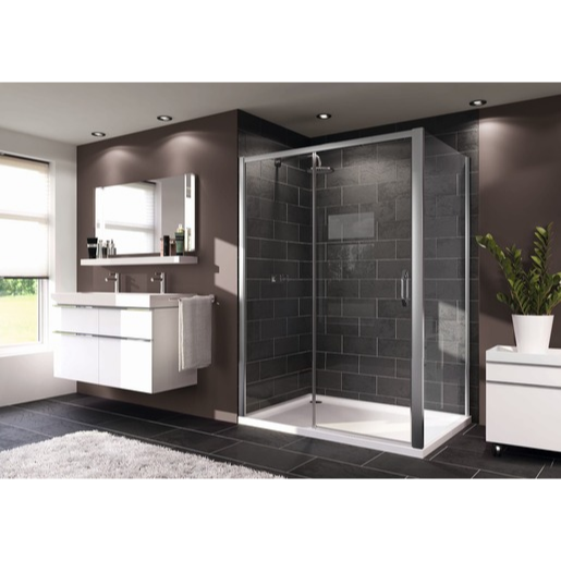 Huppe Next Easy Entry bočné zástena k sprchovacím dverám 90 cm hüppe 145404.069.322 SIKONEXTSTENA90.