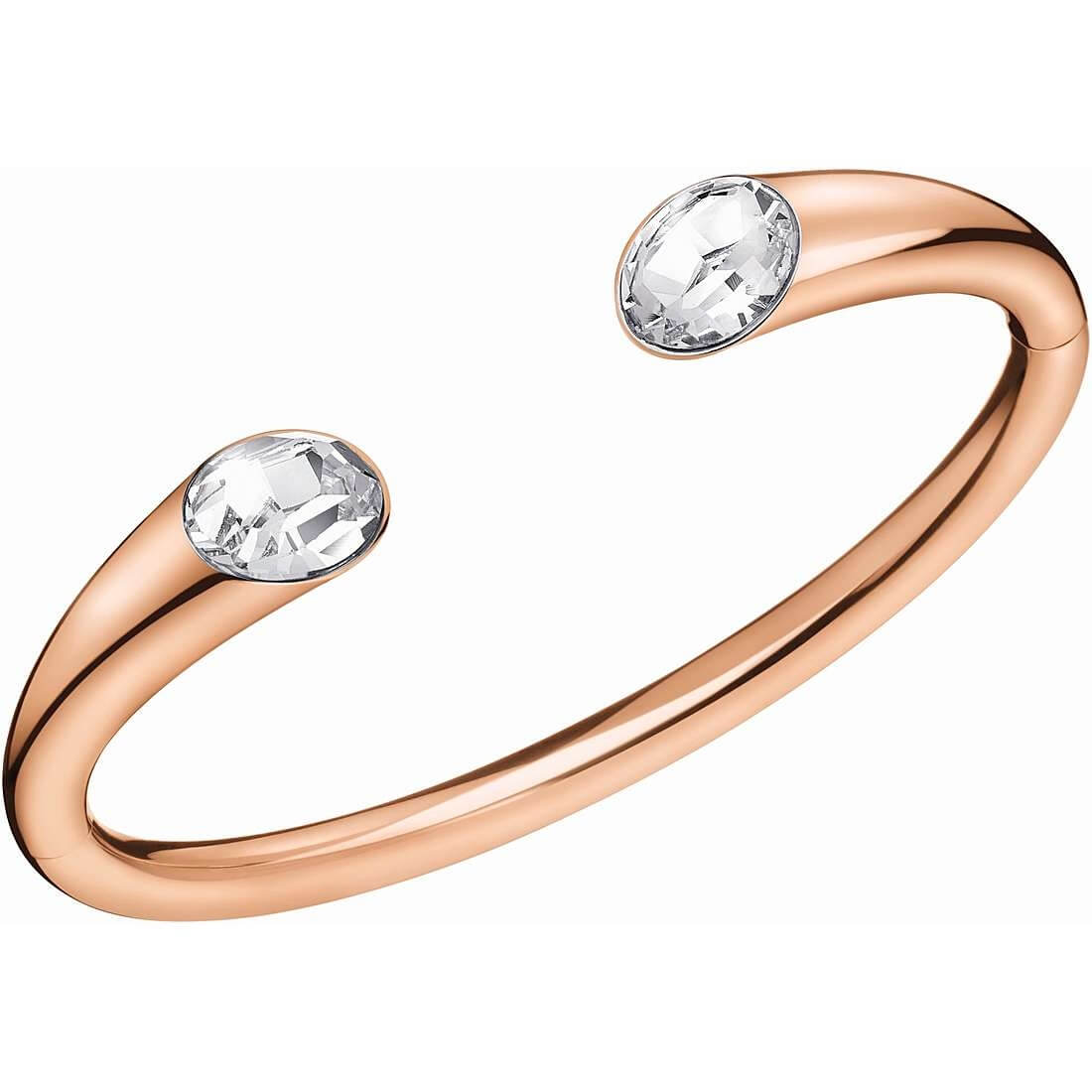 Calvin Klein Pevný pozlátený náramok s kryštálmi Brilliant KJ8YPF1402 5,4 x 4,3 cm - XS.