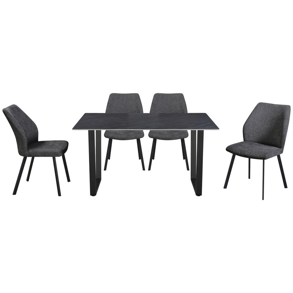 MID.YOU STOLOVÁ SÚPRAVA, tmavosivá.