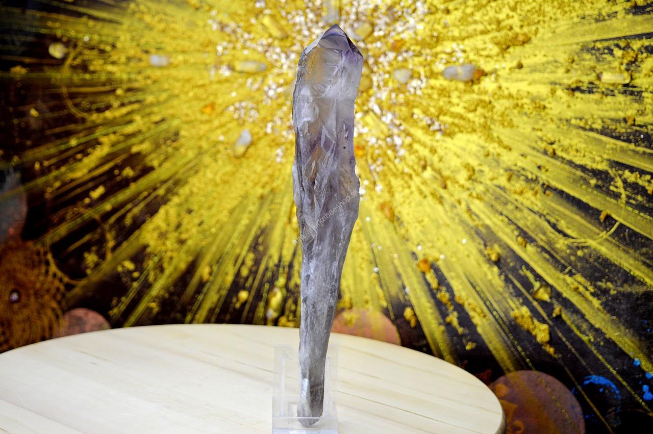 AMETYSTOVÉ Žezlo/ Dračí Zub #8 -Hlboké uzdravenie Duše AAA Kvalita Ametystový špic alebo dračí zub je prírodný krištáľ.  Svojím tvarom je vynikajúci k zachyteniu , uchovaniu a nasmerovanie energie von či späť  dovnútra  k sebe .

Afirmácia: Cítim spojenie s Božským svetlom a jeho ochranu.

Ametyst je predovšetkým kameň duchovnej čistoty, meditácie a Božskosti.

 