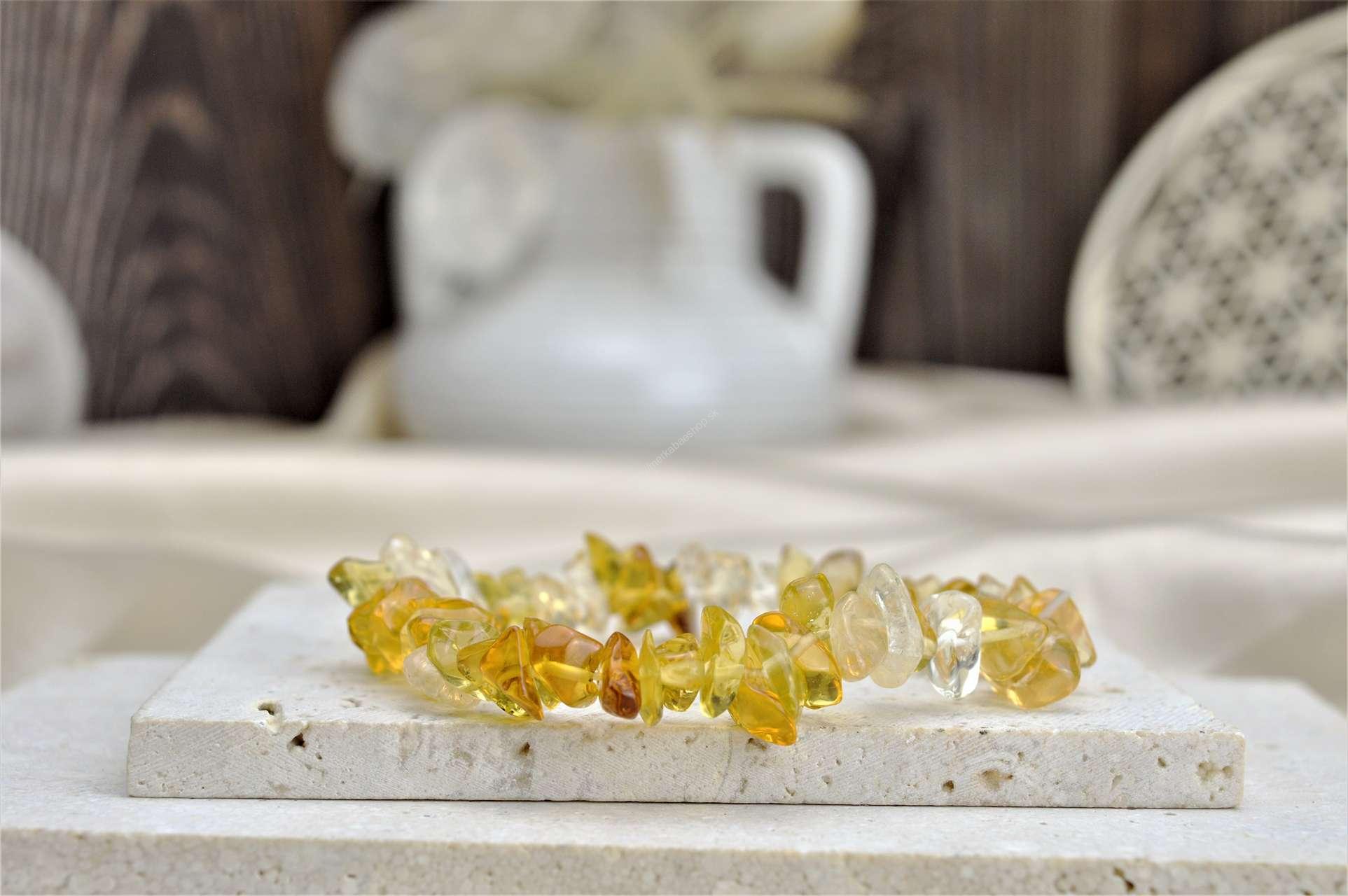 Náramok sekaný CITRÍN  – Hojnosť, Radosť, Šťastie, Zdravé trávenie, Znižuje Strach a Obavy - Xxl-20cm Afirmácia: Vyžarujem Radosť a Sebaistotu z každej bunky svojej bytosti

Citrín – Kameň priťahujúci peniaze a úspech.  Ideálny na manifestáciu Hojnosti.