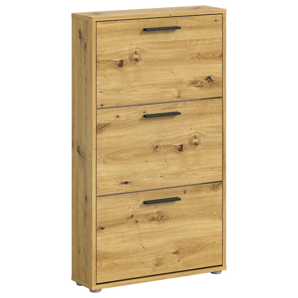 Carryhome VÝKLOPNÁ SKRINKA NA TOPÁNKY, dub artisan, 59/103/17 cm.