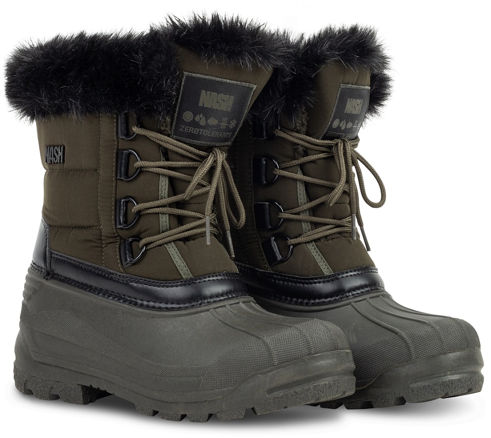 Nash boty zt polar boots - 43.
 ● Ľahko umývateľné s protišmykovou podrážkou TPR, ktorá zaručuje výbornú odolnosť pri ohýbaní.
 ● Odolné šnúrky proti hnilobe.
 ● Kovové oká na šnúrky.
   
 Dostupné veľkosti UK 7-12, EÚ 41-46.