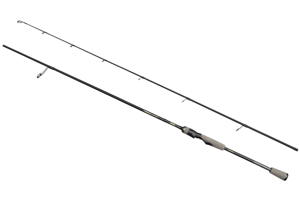 Mitchell prút traxx mag-pro spinning l 2,13 m 3-14 g.
 •Extra Fast M24 Carbon blank •Super citlivá akcia blanku • Navrhnuté pre optimálne ovládanie nástrah pre moderné techniky lovu na prívlač •Ľahké očká z nerezovej ocele proti zamotaniu •Ergonomické sedlo navijaka a dizajn rukoväte •Špeciálne šedé rukoväte EVA s vysokou hustotou • Navrhnuté pre moderné techniky lovu na prívlač