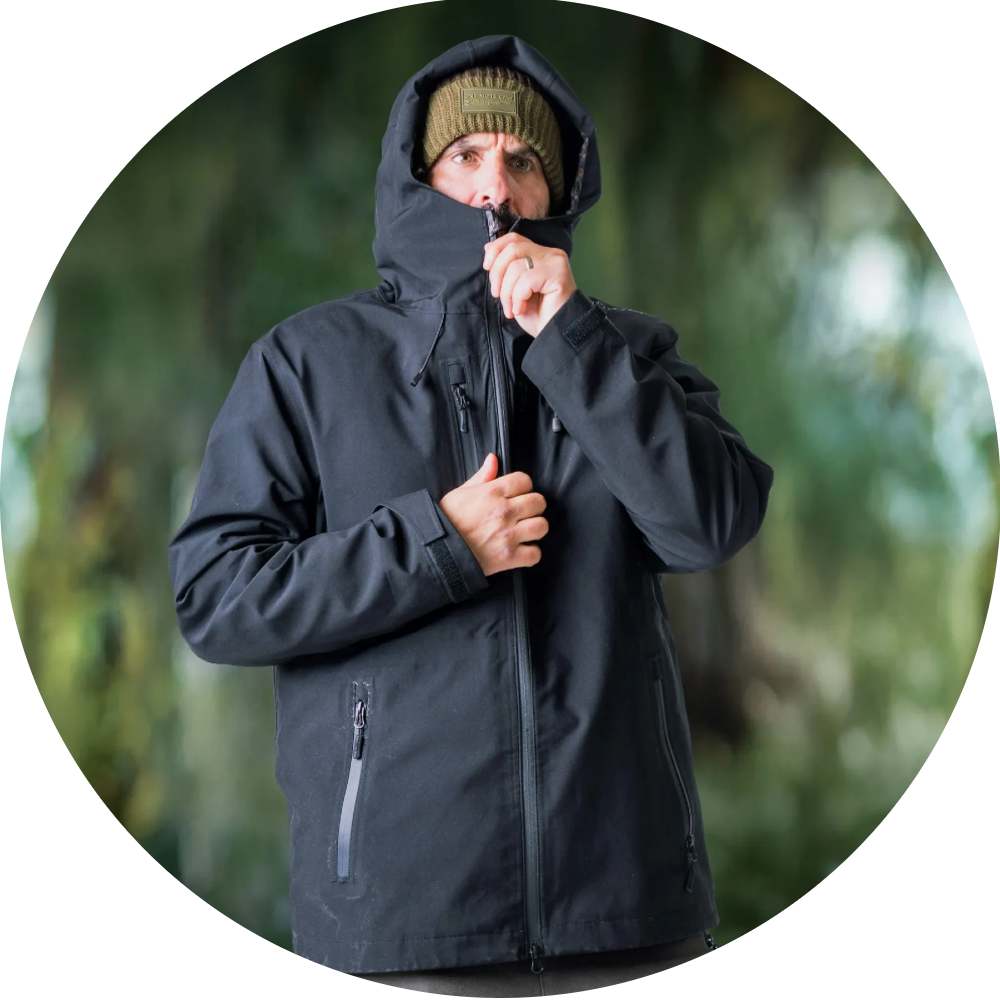 One more cast bunda splash camo knight waterproof jacket - xl.