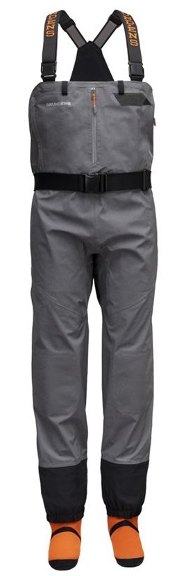 Grundéns prsačky men´s vector stockingfoot wader anchor - large king 42-44,5.
 Brodiace nohavice sú vyrobené z poly-nylonovej vonkajšej tkaniny so 4vrstvovou bi-komponentnou laminačnou vrstvou, ktorá poskytuje vodotesnosť 30K pri ponorení.
 Špecifické vlastnosti: •Materiál: Poly-nylonová vonkajšia tkanina so 4-vrstvovou bi-komponentnou laminačnou vrstvou.