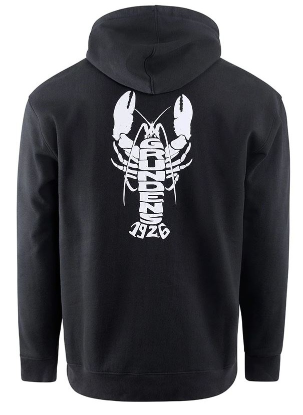 Grundéns mikina eat your words dwr hd hoodie black lobster graphic - xxl.
 Hlavné vlastnosti: •Materiál: 100% bavlna, 450 gsm, s DWR úpravou •Odolná a tvrdo nositeľná, vhodná pre komerčný rybolov •Odolná proti vetru a vode •Grafika integrujúca logo Grundéns do siluet rybích druhov •Poctivá práca, úlovky a rybárska komunita ako inšpirácia