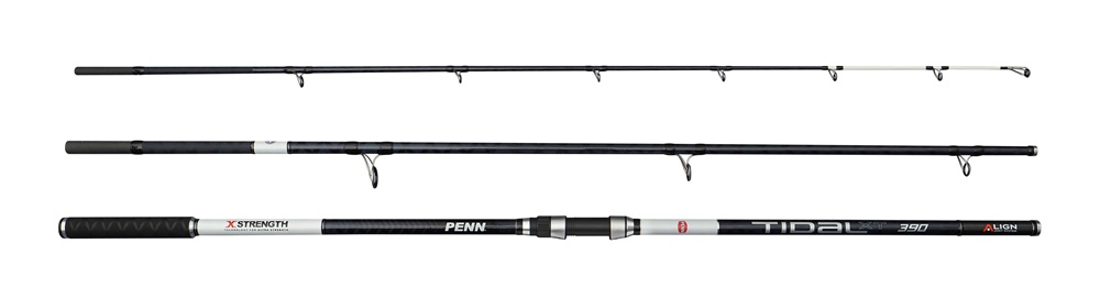 Penn prút tidal xt beach caster 3,96 m 4-8 oz.
 •Fuji Deep Pressed Alconite očká •36T/40T High Modulus carbon blank s technológiou X-Wrap •vhodný pre šmýkacie navijaky aj klasické multiplikátory •V tme svietiaca špička •Super tenký a výkonný blank •Extrémne odhodové vlastnosti •X-Shrink casting grip