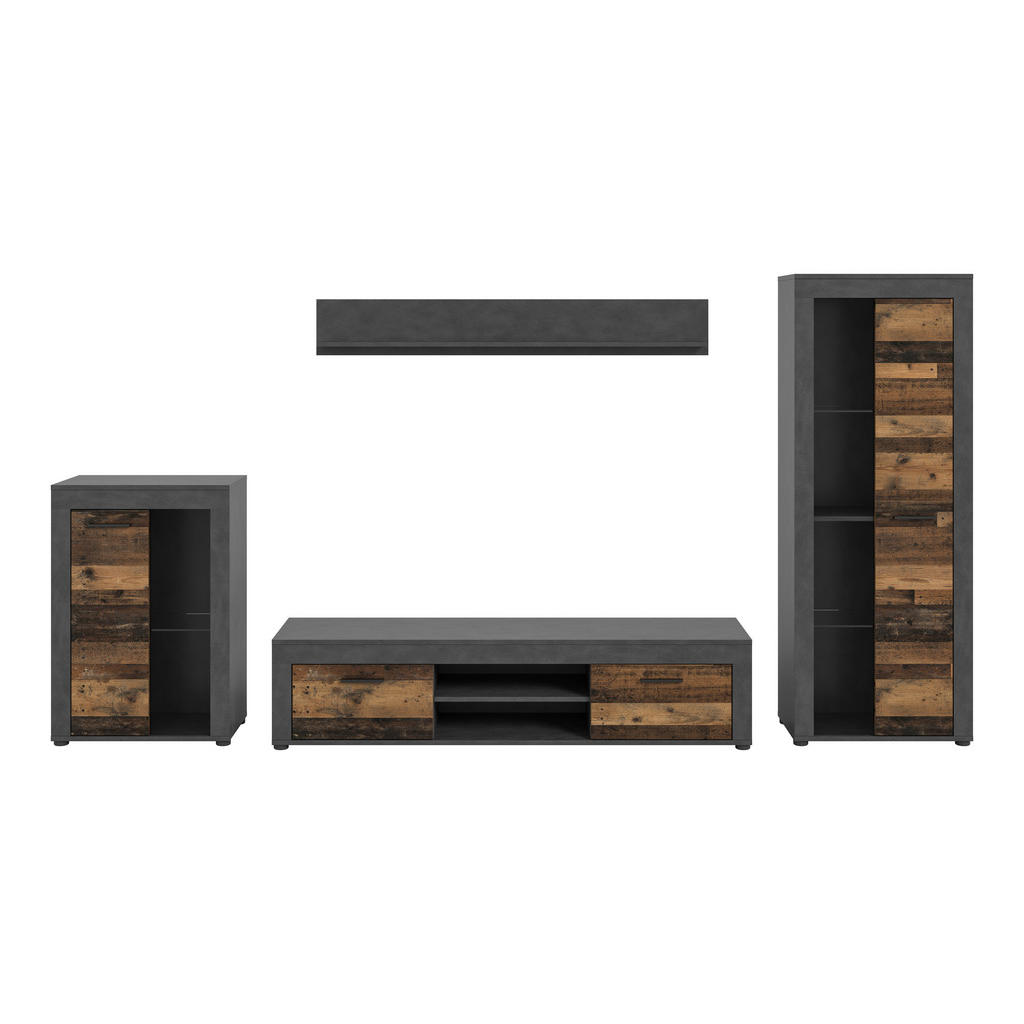 MID.YOU OBÝVACIA STENA, sivá, prírodná farba.