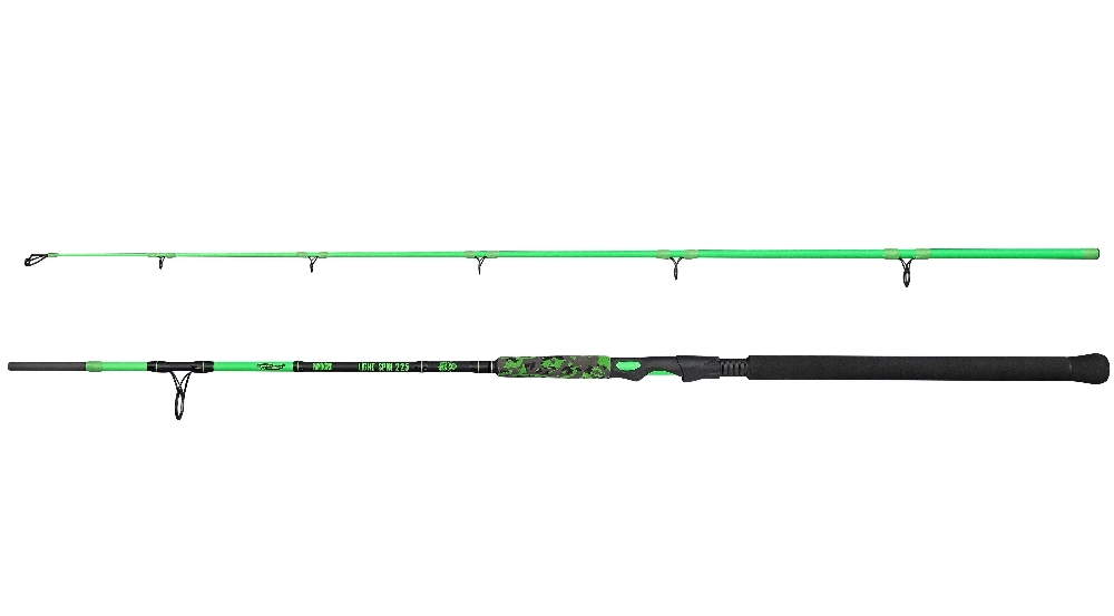 Madcat prut uv series light spin rod 2,25 m 40-125 g.
 Vlastnosti: •24T uhlíkový blank •Ideálne pre stredne veľké sumce •UV-aktívny •Akcia prútu: Medium Fast