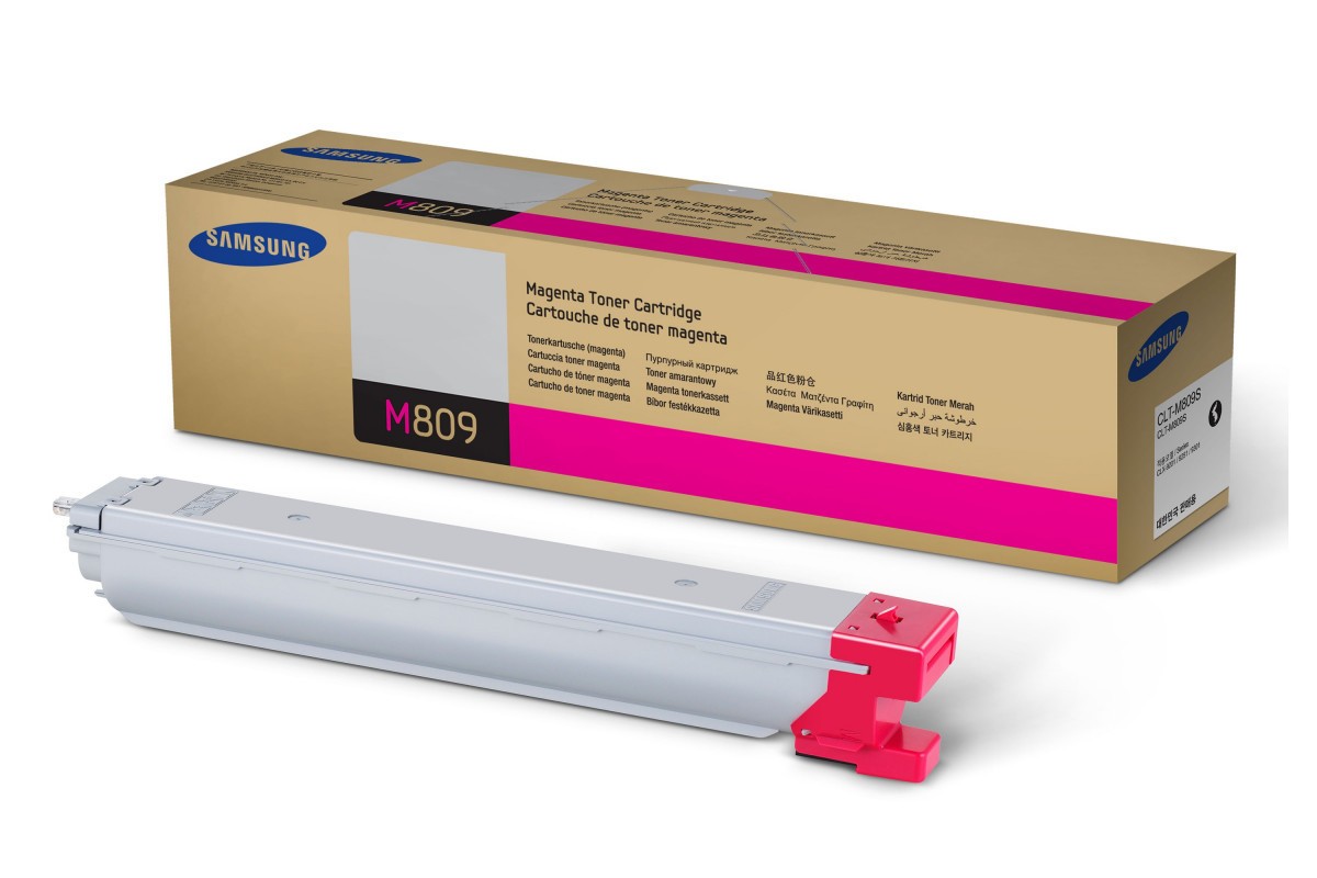 HP SS649A / Samsung CLT-M809S purpurová (magenta) originálny toner.
Originálny toner = záruka priamo od výrobcu tlačiarne
100 % použitie v tlačiarni - bezproblémové fungovanie s vašou tlačiarňou
Použitím originálnej náplne predlžujete životnosť tlačiarne
Osvedčená špičková kvalita - vysoko kvalitná a spoľahlivá tlač originálnou tlačovou kazetou od prvej do poslednej stránky
Trvalé a profesionálne výsledky tlače - dlhodobá udržateľnosť tlače
Kratšia prodleva pri tlači stránok
Garancia Vašej spokojnosti s použitím našej originálnej náplne
Zabezpečujeme bezplatnú recykláciu originálnych náplní
Zlyhanie náplne v menej ako 1% prípadov
Jednoduchá a rýchla výmena náplne

Kód výrobcu: SS649A
