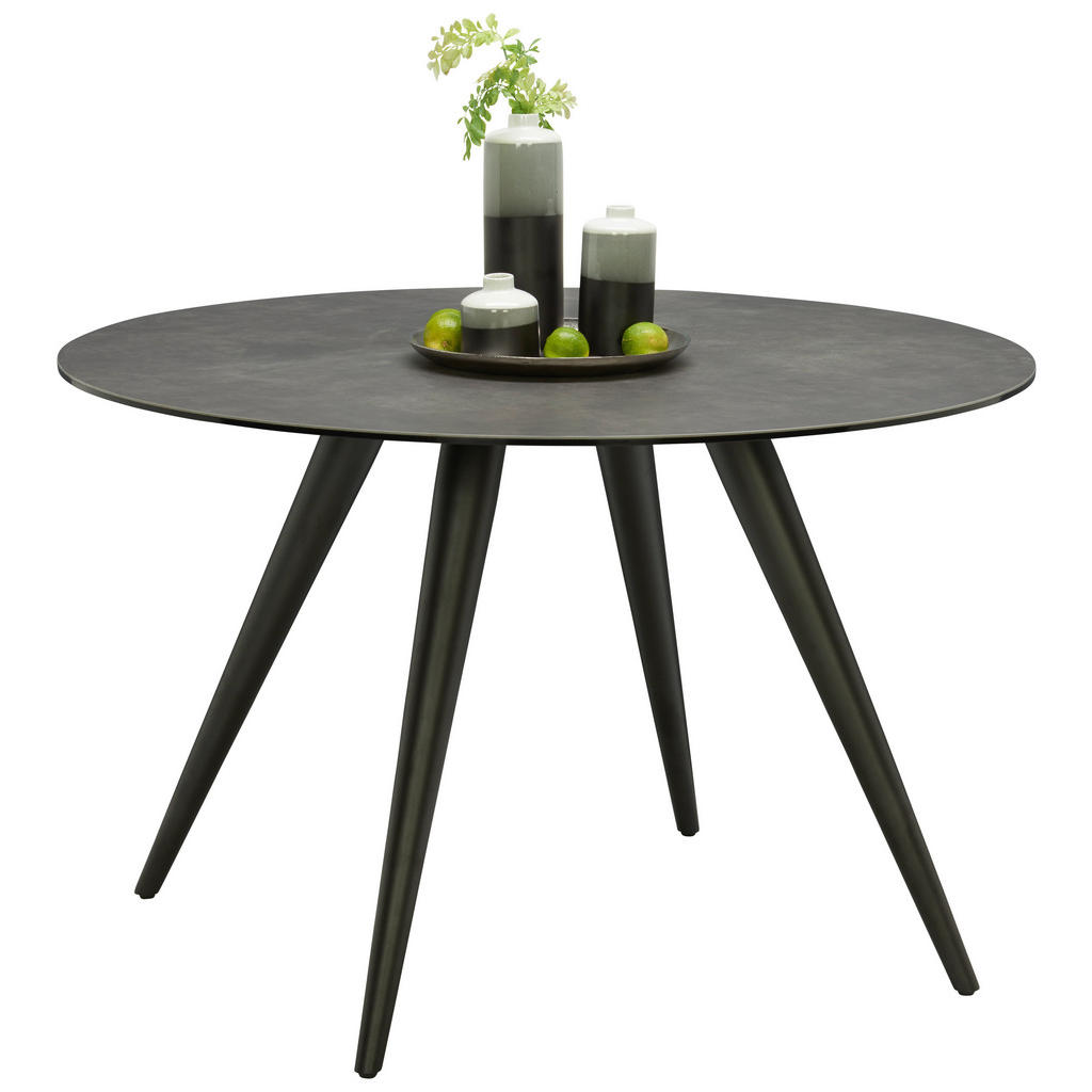 Novel JEDÁLENSKÝ STÔL, antracitová, čierna, 120/76 cm.