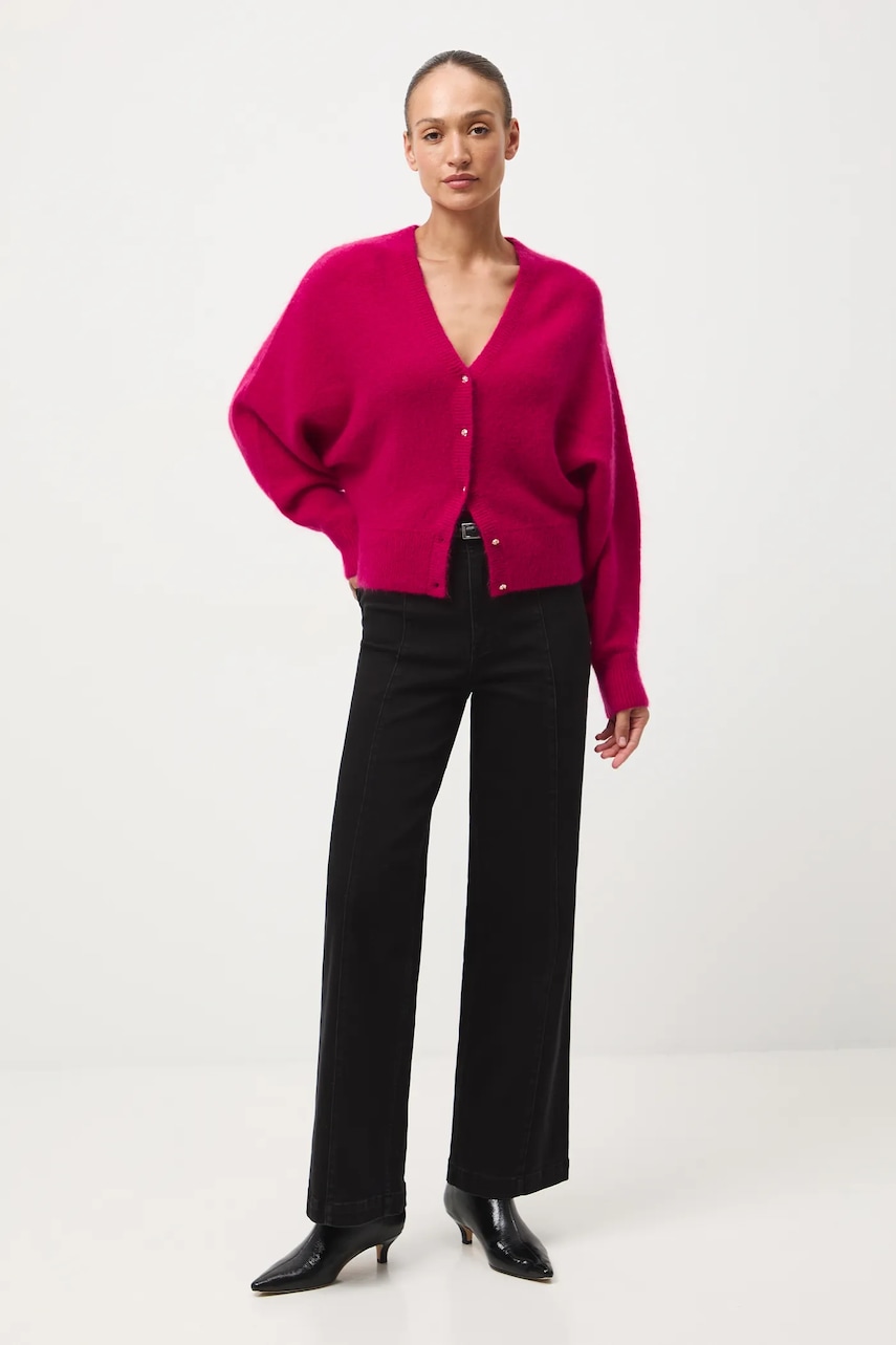 Kardigán Medicine červená farba.