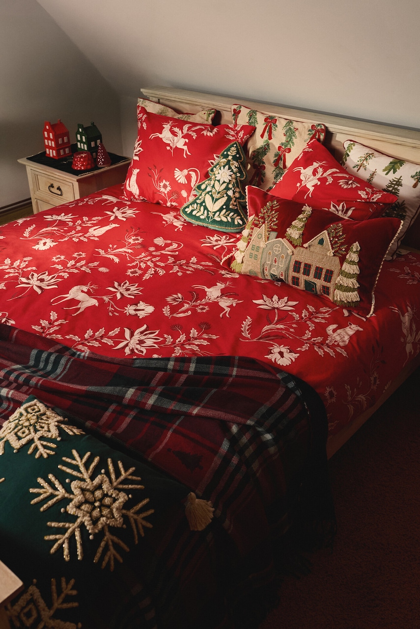 Sada bavlnených obliečok Medicine červená farba.