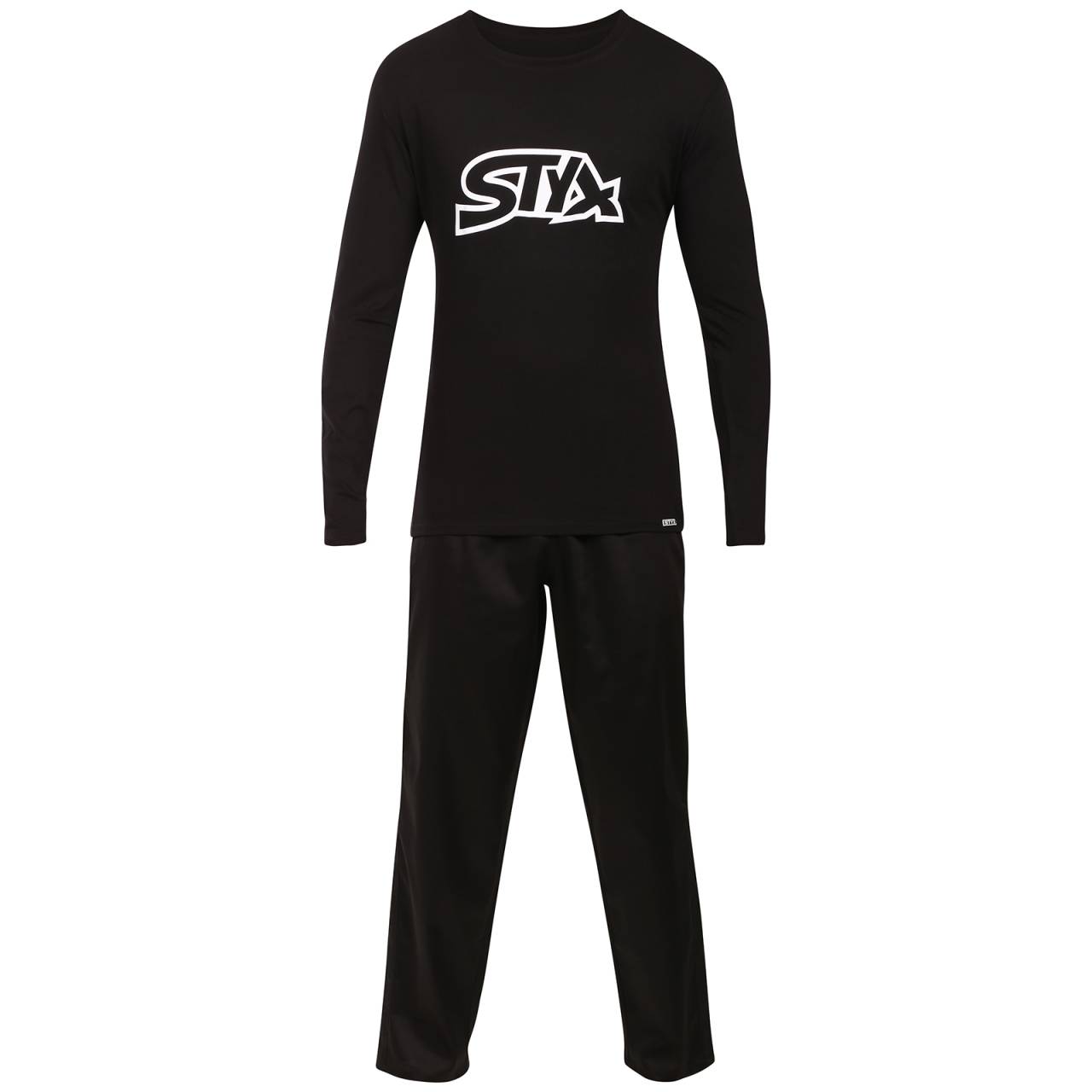 Pánske pyžamo Styx čierne (PDP960) M.
Chcete si dopriať maximálne pohodlie pri spánku a relaxácii doma?
Kvalitné materiály pre maximálne pohodlie
Pánske pyžamo Styx je vyrobené z prvotriednych materiálov, ktoré zaručujú pohodlie počas celej noci.
Pohodlný strih a moderný dizajn
Strih pyžama Styx je navrhnutý pre dokonalé pohodlie.
Prečo si vybrať pánske pyžamo Styx?

Prémiové materiály: Bavlnený satén na nohavice, mäkká bavlna na košeľu.
Pohodlný strih: Voľnosť pohybu a maximálne pohodlie.
Česká výroba: Záruka kvality a podpora lokálnych výrobkov.

Kvalita z Českej republiky - to je spodná bielizeň Styx
Značka Styx má viac ako 30 rokov skúseností s výrobou kvalitnej spodnej a domácej bielizne.
Ako sa starať o pyžamo Styx?

Pranie: Per na 30 °C s jemným pracím prostriedkom.
Sušenie: Najlepšie je nechať ho voľne uschnúť, sušičku radšej vynechajte.
Žehlenie: Pokiaľ je potrebné, žehli naruby na nízku teplotu.

Tip: Staňte sa expertom na údržbu spodnej bielizne vďaka tipom v našom článku a doprajte svojim obľúbeným kúskom starostlivosť, akú si zaslúžia.