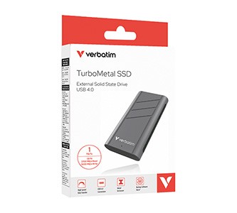 SSD Externí Verbatim TurboMetal SSD, 32021, 1000GB, Nero Backup, Stříbrná, obsahuje USB C, M.2, USB C.
Mac OS X 10.6 alebo vyššíPort USB-C - pre optimálnu rýchlosť použite port USB4 / USB-C a kábel USB4 USB-C.
Kábel USB-C na USB-C 20 cm
Softvér pre zálohovanie Nero (podporuje iba systém Windows)
Softvér pre formátovanie (podporuje iba systém Windows)
Rýchly sprievodca                      
