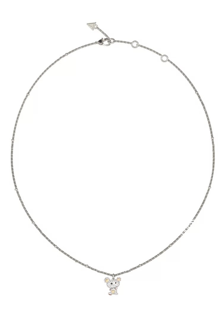 Guess Originálny oceľový náhrdelník s medvedíkom Vintage Guess JUBN04687JWRHCLT/U.
