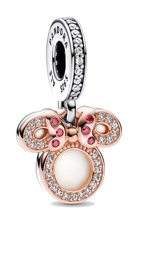 Pandora Pôvabný bicolor prívesok pre mamičku Minnie Disney 782615C01.