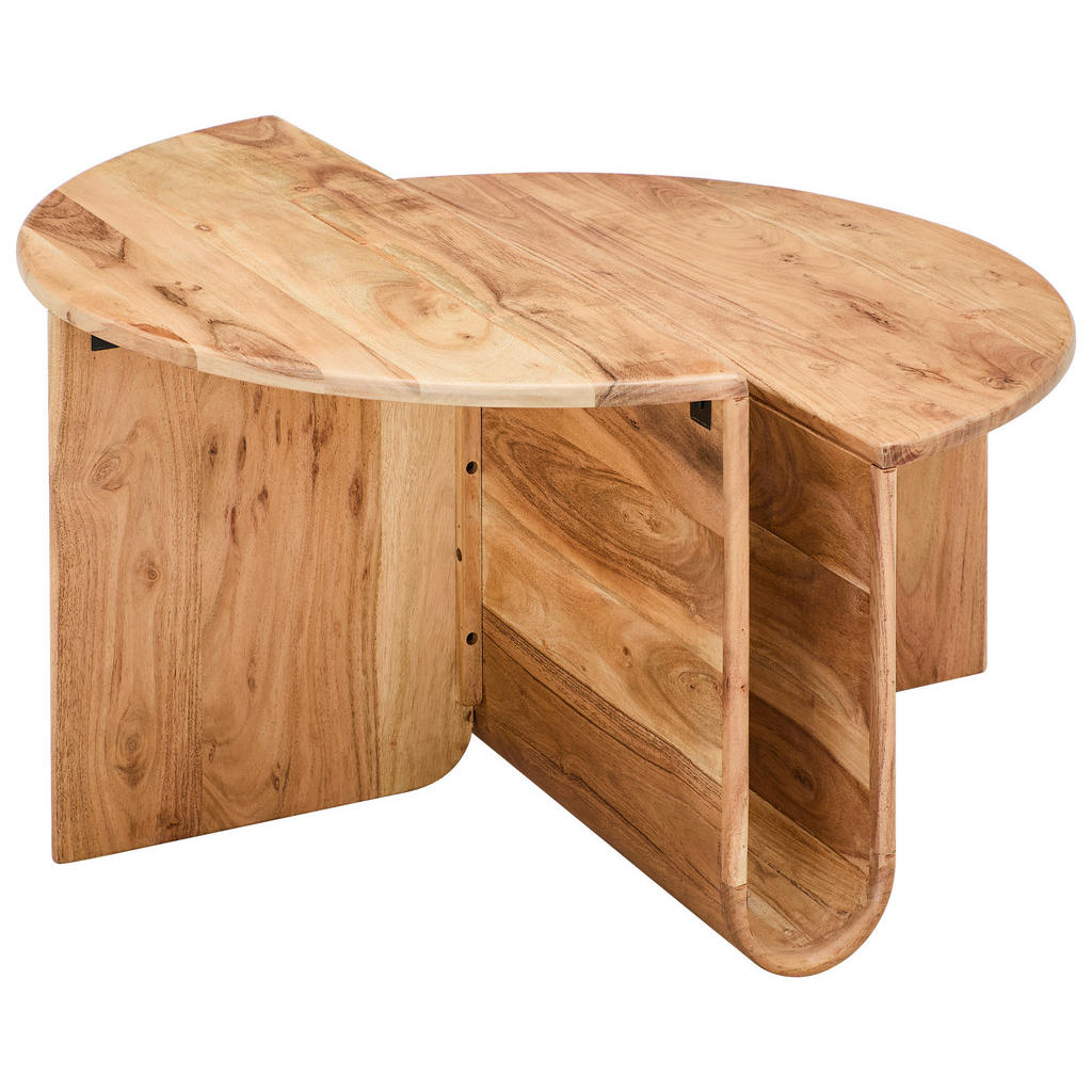 Livetastic KONFERENČNÝ STOLÍK, farba akácie, drevo, 80/40/80 cm.