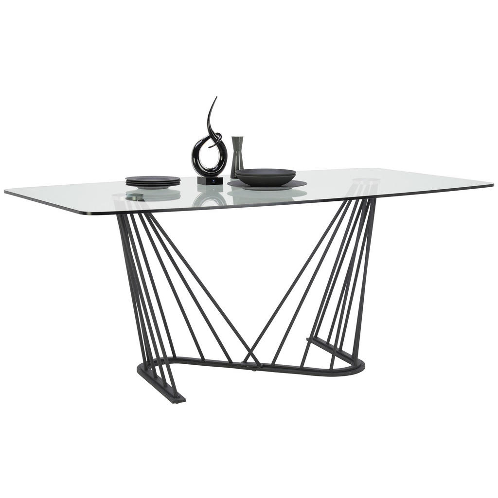 Voleo JEDÁLENSKÝ STÔL, číra, 180/100/76 cm.