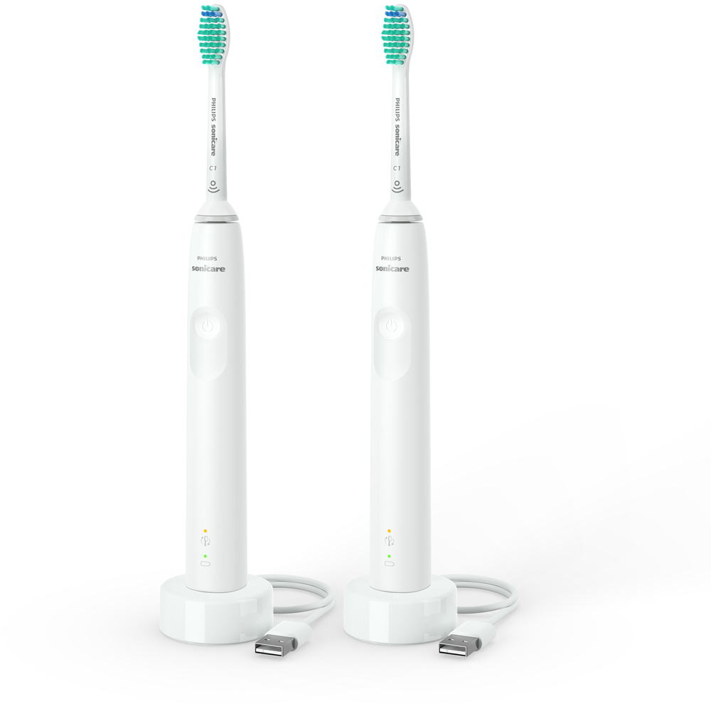 Philips Sonicare 3100 1+1 HX3675/13, biela.