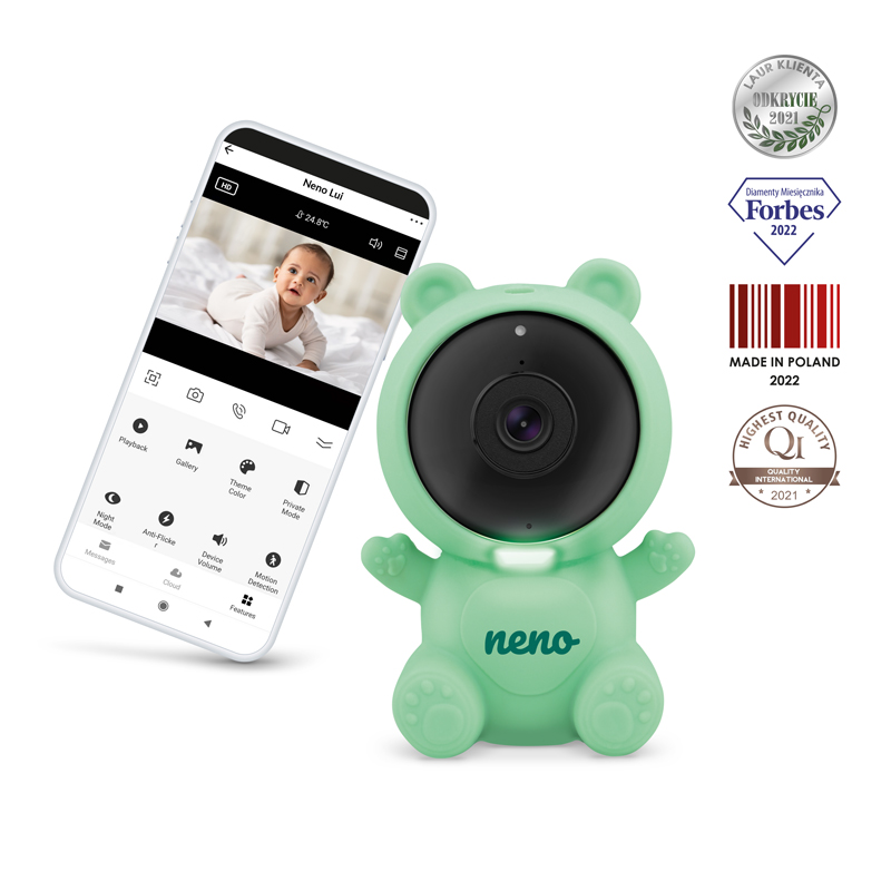 NENO Pestúnka detská smart wi-fi / Video monitor Lui.