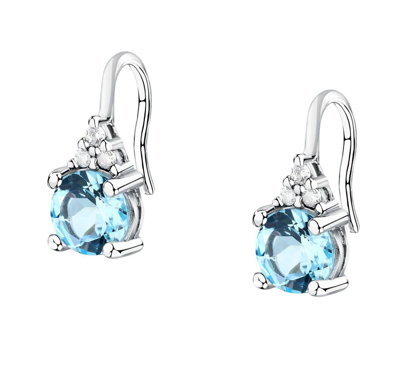 Morellato Elegantné strieborné náušnice s kubickými zirkónmi Tesori SAIW294.