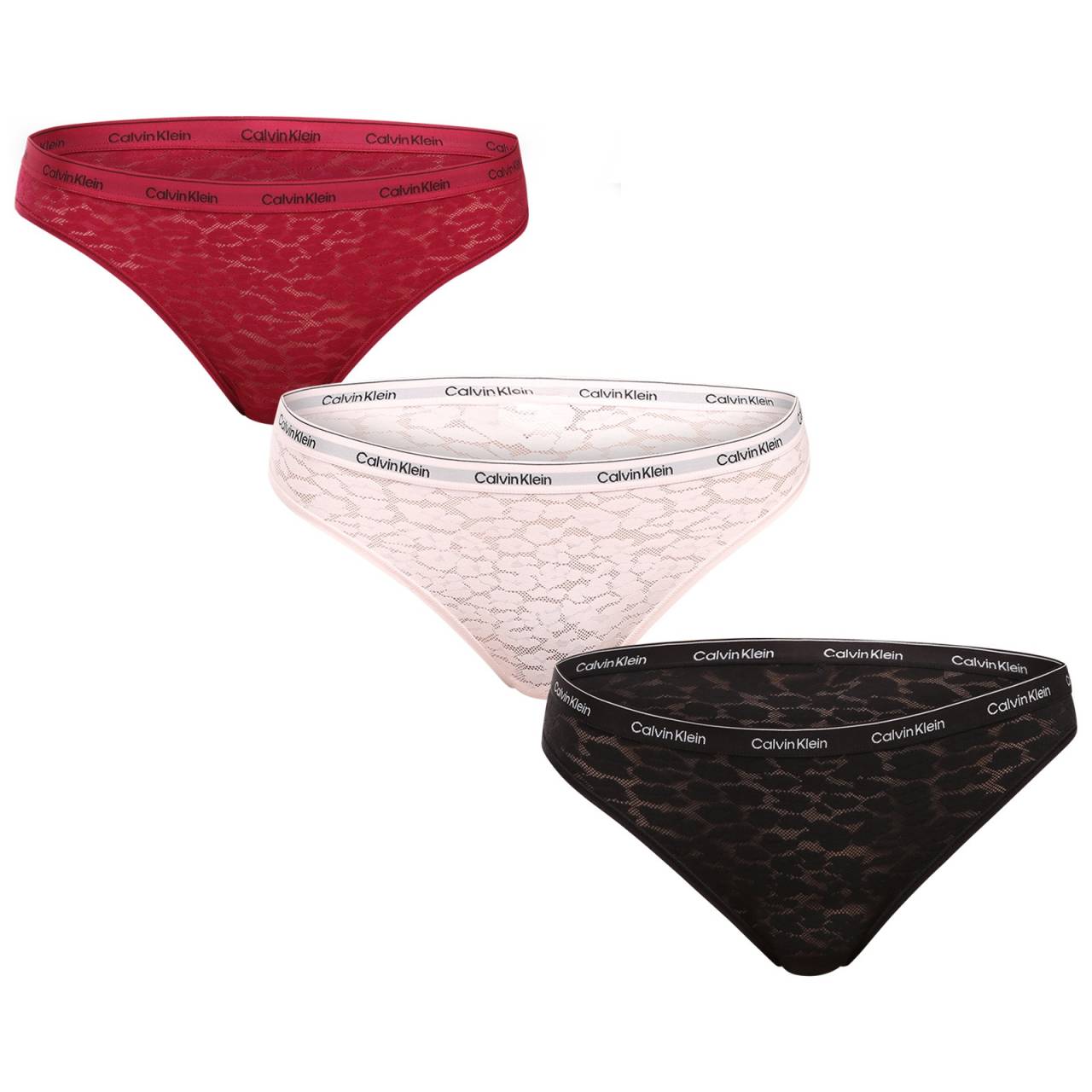 3PACK dámske nohavičky Calvin Klein viacfarebné (QD5069E 325) S.
Podčiarknite svoju osobnosť kvalitnou spodnou bielizňou a doprajte si pohodlie s dámskymi nohavičkami Calvin Klein, ktoré spájajú ikonický dizajn a praktický strih.
Ľahké, priedušné a dokonale pružné
Materiál s vysokým obsahom nylonu je ľahký, jemný na dotyk a dokonale odvádza vlhkosť.
Športová elegancia s dávkou ženskosti
Nohavičky majú klasický nižší strih s vykrojenými bokmi, ktoré opticky predlžujú nohy.
Prečo si nohavičky Calvin Klein zamilujete

Pohodlný materiál, ktorý s vami „dýcha“ a pekne sa prispôsobí vášmu telu.
Atraktívny dizajn a štýlová tkaná guma s logom.
Prémiová kvalita od značky Calvin Klein, ktorá vás nesklame.

Spodnú bielizeň Calvin Klein milujú ľudia na celom svete
Výnimočná spodná bielizeň Calvin Klein patrí k stáliciam módneho priemyslu.
Ako sa starať o spodnú bielizeň Calvin Klein
Aby vaše obľúbené nohavičky zostali dlho v skvelom stave, odporúčame dodržiavať tieto tipy na údržbu.

Pranie: Per na 30 ° C, ideálne ručne alebo v ochrannom vrecku.
Sušenie: Nohavičky môžeš sušiť v sušičke, ale na najnižšiu teplotu.
Žehlenie: Nežehliť – vďaka hladkému povrchu nie je žehlenie nutné a mohlo by poškodiť elastické vlákna.

Tip: Vaša obľúbená spodná bielizeň si zaslúži šetrné zaobchádzanie.