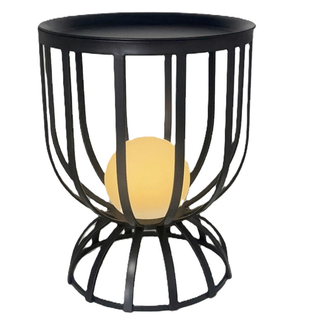 PRÍRUČNÝ STOLÍK, čierna.