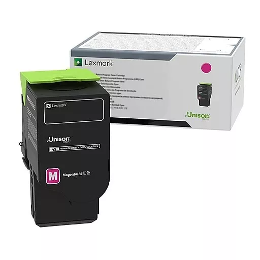 Lexmark 78C0U30 purpurový (magenta) originálny toner.
Originálny toner = záruka priamo od výrobcu tlačiarne
100 % použitie v tlačiarni - bezproblémové fungovanie s vašou tlačiarňou
Použitím originálnej náplne predlžujete životnosť tlačiarne
Osvedčená špičková kvalita - vysoko kvalitná a spoľahlivá tlač originálnou tlačovou kazetou od prvej do poslednej stránky
Trvalé a profesionálne výsledky tlače - dlhodobá udržateľnosť tlače
Kratšia prodleva pri tlači stránok
Garancia Vašej spokojnosti s použitím našej originálnej náplne
Zabezpečujeme bezplatnú recykláciu originálnych náplní
Zlyhanie náplne v menej ako 1% prípadov
Jednoduchá a rýchla výmena náplne

Kód výrobcu: 78C0U30