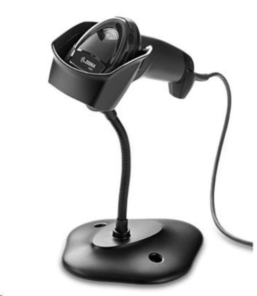 Zebra barcode reader DS2208 DS2208-SR7U2100SGW, 2D barcode reader, KIT, black, USB-HID + stand.
Môžete zachytiť čiarové kódy vytlačené: na papieri, na obrazovke mobilného telefónu (obchodníci môžu vyjsť v ústrety zákazníkom - stiahnutím mobilných kupónov, mobilných vernostných kariet,...), z obrazovky monitora počítača, z notebooku aj z tabletu.
 Výhody:
 Možnosť skenovať aj poškodené a zle vytlačené čiarové kódy
 Odolný dizajn pre celoročnú každodennú prácu
 Prijateľná cena
 Vydrží aj pád z výšky 1,5 m
  Parametre:
 Prevedenie: Ručné
 Rozhranie: USB (HID)
 Hmotnosť (g): 250
 Rozmery š x v x h (mm): 165 x 99 x 66
 Farebné prevedenie: Čierno - sivá
 Spôsob snímania: Priestorový Imager 2D
 Snímacia vzdialenosť: 0 až 36,8 cm
 Napájanie: 5V
 Auto-sense: Áno
 Ochrana: IP42
 Odolnosť proti pádu: odolá pádu z výšky 1,5 metra na betón
 Obsah balenia:
Čítačka
 Návod
 USB kábel
 Stojan
.