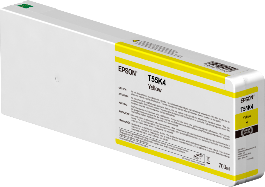 Epson C13T55K400 žltá (yellow) originálna cartridge.