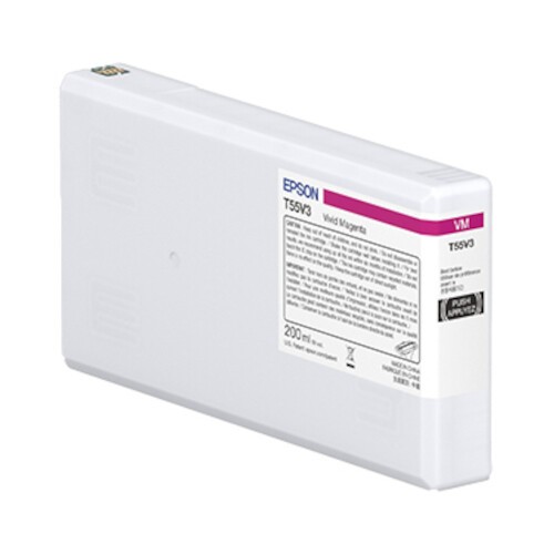 Epson C13T55W300 purpurová (vivid magenta) originálna cartridge.