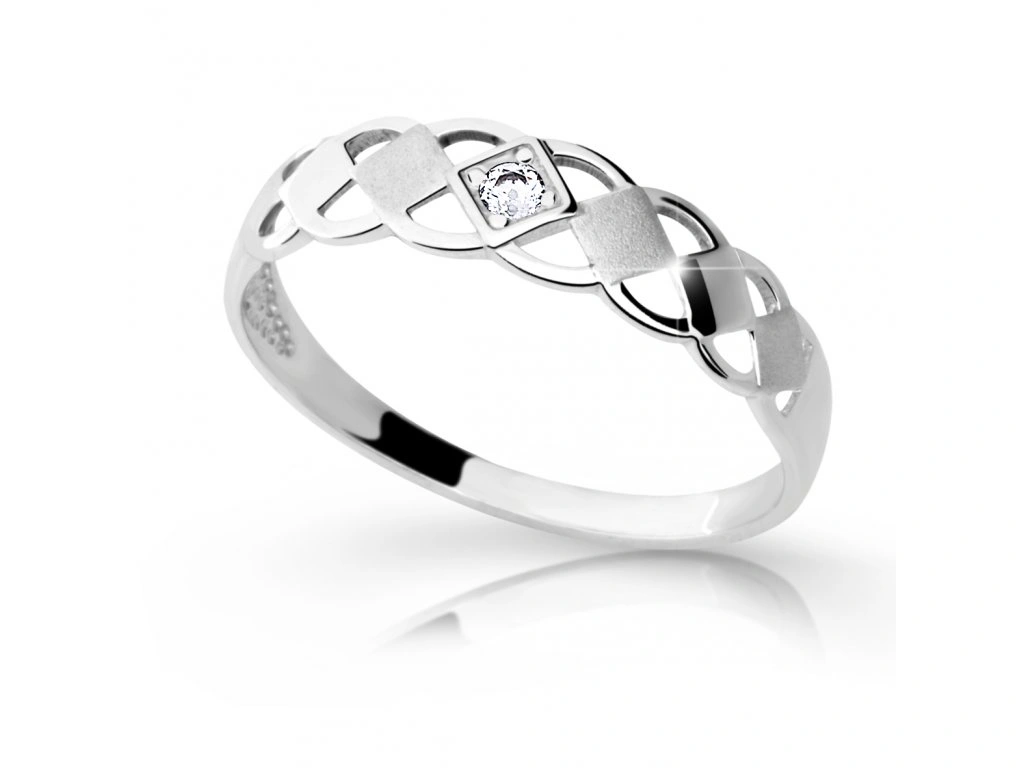 Cutie Jewellery Krásny prsteň so zirkónom Z6718–1912-10-X-2 60 mm.