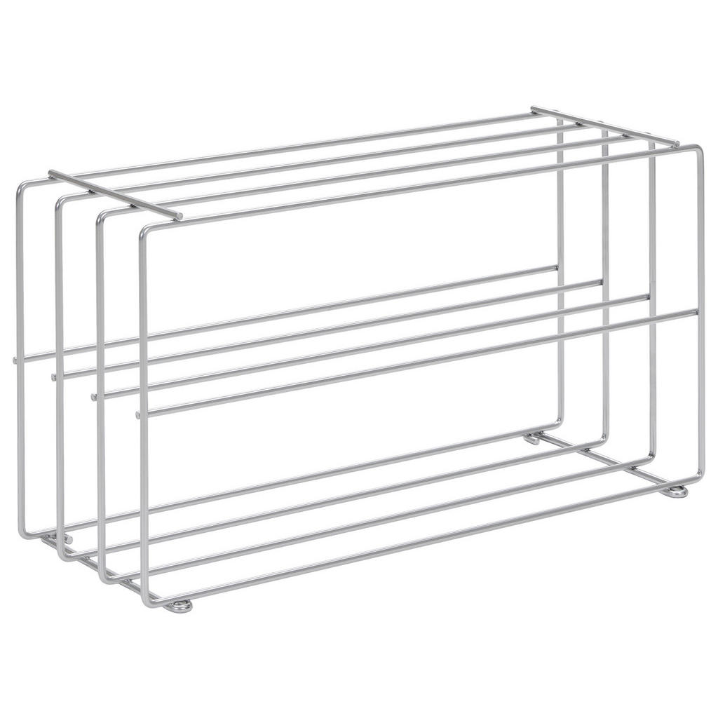 Livetastic REGÁL NA TOPÁNKY, strieborná, chrómová, 73/40/28,5 cm.