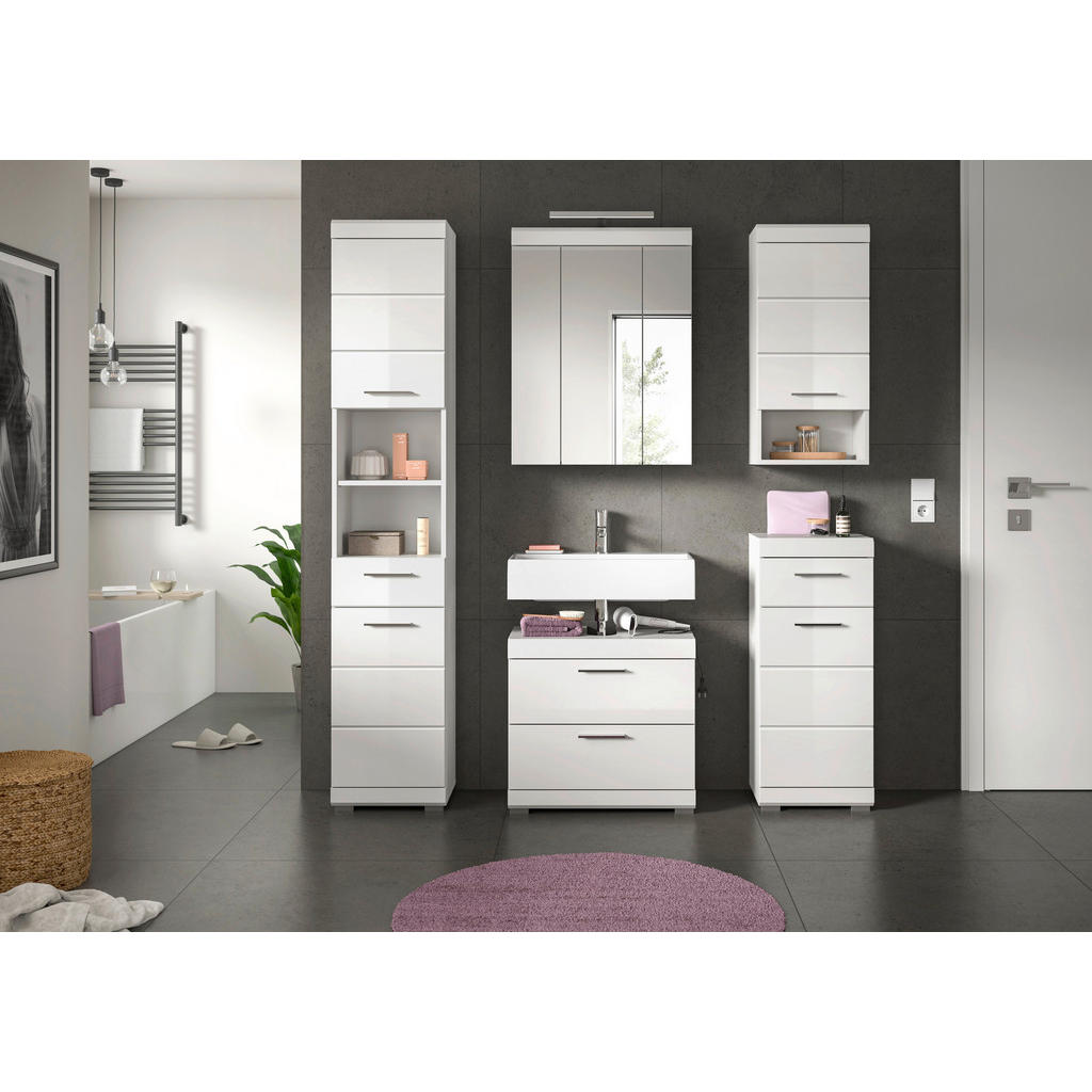 MID.YOU KÚPEĽŇA biela s vysokým leskom.