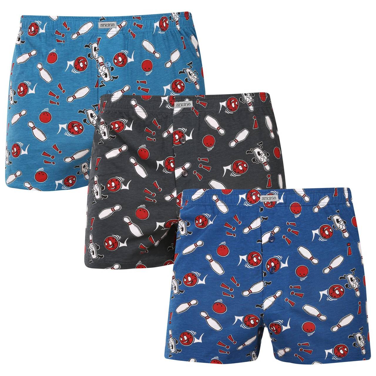 3PACK pánske trenky Andrie viacfarebné (PS 5932) XL, trenírky.
Doplnite svoj šatník o pohodlný a štýlový kúsok.
Prémiový materiál pre celodenné pohodlie
Boxerky Andrie sú vyrobené zo 100 % bavlny, ktorá ponúka jemnosť a priedušnosť.
Elegantný dizajn a pohodlný strih
Boxerky majú diskrétne vzory v rôznych farbách, ktoré dodávajú šatníku moderný vzhľad a originalitu.
Prečo si kúpiť boxerky Andrie?

100% bavlna pre jemnosť a pohodlie.


Klasický voľný strih pre maximálny komfort.


Diskrétny dizajn, ktorý sa hodí na každú príležitosť.

Andrie ponúka české spodné prádlo pre mužov, ktorí vedia, čo chcú
Pánske boxerky Andrie vynikajú príjemnými materiálmi a kvalitným spracovaním.
Ako sa starať o boxerky Andrie
Aby si zachovali kvalitu a pohodlie, postupuj podľa týchto jednoduchých krokov:

Pranie: Per na maximálnej teplote 40 °C s jemnými pracími prostriedkami, aby materiál zostal mäkký a vzory intenzívne.


Sušenie: Boxerky nesušte v sušičke, odporúčame ich nechať voľne uschnúť.


Žehlenie: Pre hladký vzhľad môžete boxerky žehliť na nízkej teplote.

Tip: Staňte sa odborníkom na údržbu spodnej bielizne vďaka tipom v našom článku a doprajte svojim obľúbeným kúskom starostlivosť, ktorú si zaslúžia.