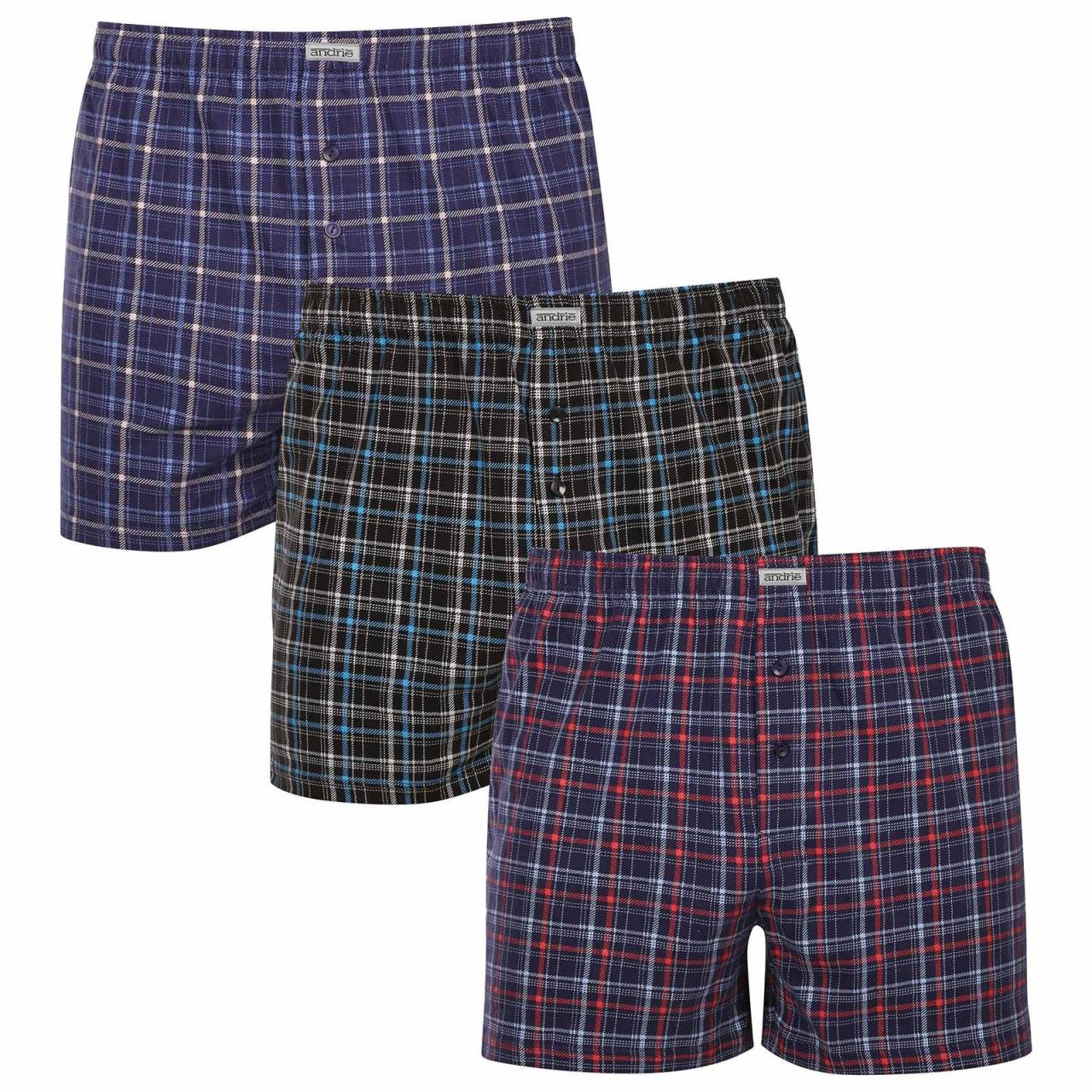 3PACK pánske trenky Andrie viacfarebné (PS 5920) XXL, trenírky.
Doplnite svoj šatník o pohodlný a štýlový kúsok.
Prémiový materiál pre celodenné pohodlie
Boxerky Andrie sú vyrobené zo 100 % bavlny, ktorá ponúka jemnosť a priedušnosť.
Elegantný dizajn a pohodlný strih
Boxerky majú diskrétne vzory v rôznych farbách, ktoré dodávajú šatníku moderný vzhľad a originalitu.
Prečo si kúpiť boxerky Andrie?

100% bavlna pre jemnosť a pohodlie.


Klasický voľný strih pre maximálny komfort.


Diskrétny dizajn, ktorý sa hodí na každú príležitosť.

Andrie ponúka české spodné prádlo pre mužov, ktorí vedia, čo chcú
Pánske boxerky Andrie vynikajú príjemnými materiálmi a kvalitným spracovaním.
Ako sa starať o boxerky Andrie
Aby si zachovali kvalitu a pohodlie, postupuj podľa týchto jednoduchých krokov:

Pranie: Per na maximálnej teplote 40 °C s jemnými pracími prostriedkami, aby materiál zostal mäkký a vzory intenzívne.


Sušenie: Boxerky nesušte v sušičke, odporúčame ich nechať voľne uschnúť.


Žehlenie: Pre hladký vzhľad môžete boxerky žehliť na nízkej teplote.

Tip: Staňte sa odborníkom na údržbu spodnej bielizne vďaka tipom v našom článku a doprajte svojim obľúbeným kúskom starostlivosť, ktorú si zaslúžia.