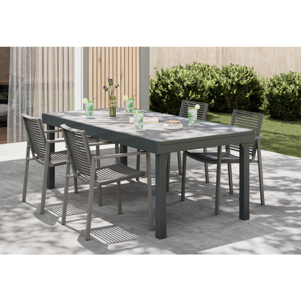 Ambia Garden ZÁHRADNÝ STÔL, kov, plast, 200/320/75/100 cm200/320/75/100 cm.