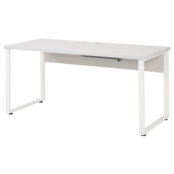 Sconto Písací stôl MUDDY sivá/biela.