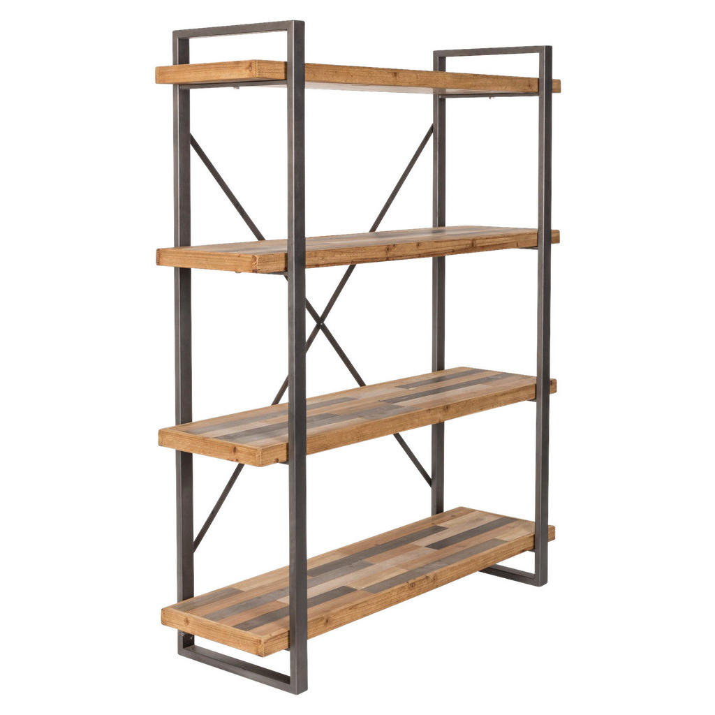 Livetastic REGÁL, farba vlašského orecha, 120/149/39 cm.