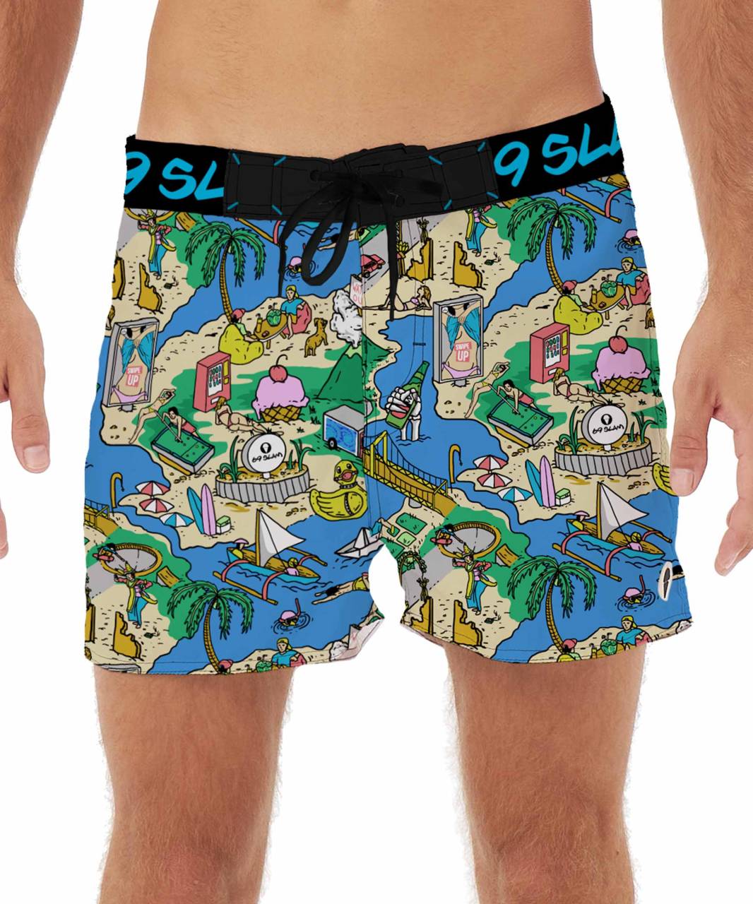 Pánske plavky 69SLAM BALI (SSCBAL-PM) 34.